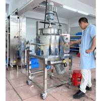 Buy cheap Electric Heating High Shear Emulsifier Mixer 100L 3 Layers Stainless Steel product