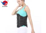 Black Relief Pain Lumbar Sacral Orthosis Back Brace Professional With Ergonomic