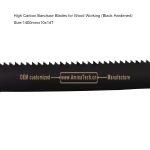 High Carbon Bandsaw Blades for Wood Working (Black Hardened) Size:1400mmx10x14T