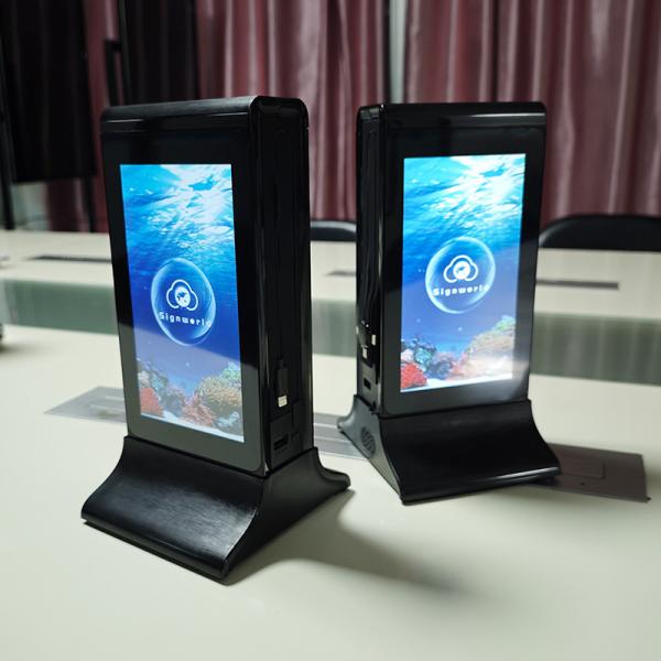 Buy cheap 7 Inch Interactive Smart Touch Table Menu Advertising Display Double-Sided Chargeable Lcd Screen from wholesalers