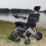 Aluminum Alloy 275.58lbs Collapsible Electric Wheelchair