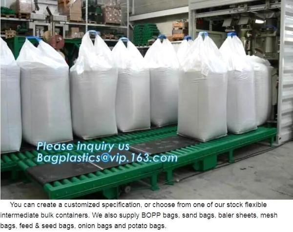 China Factory price 100% new material 1 ton PP bulk bag woven big bag jumbo bags
