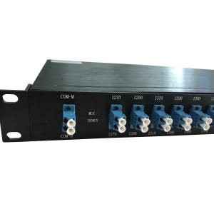 Wholesale 18 CH CWDM DWDM Mux Demux Duplex  1270nm To 1610nm 1U Rack Mount from china suppliers
