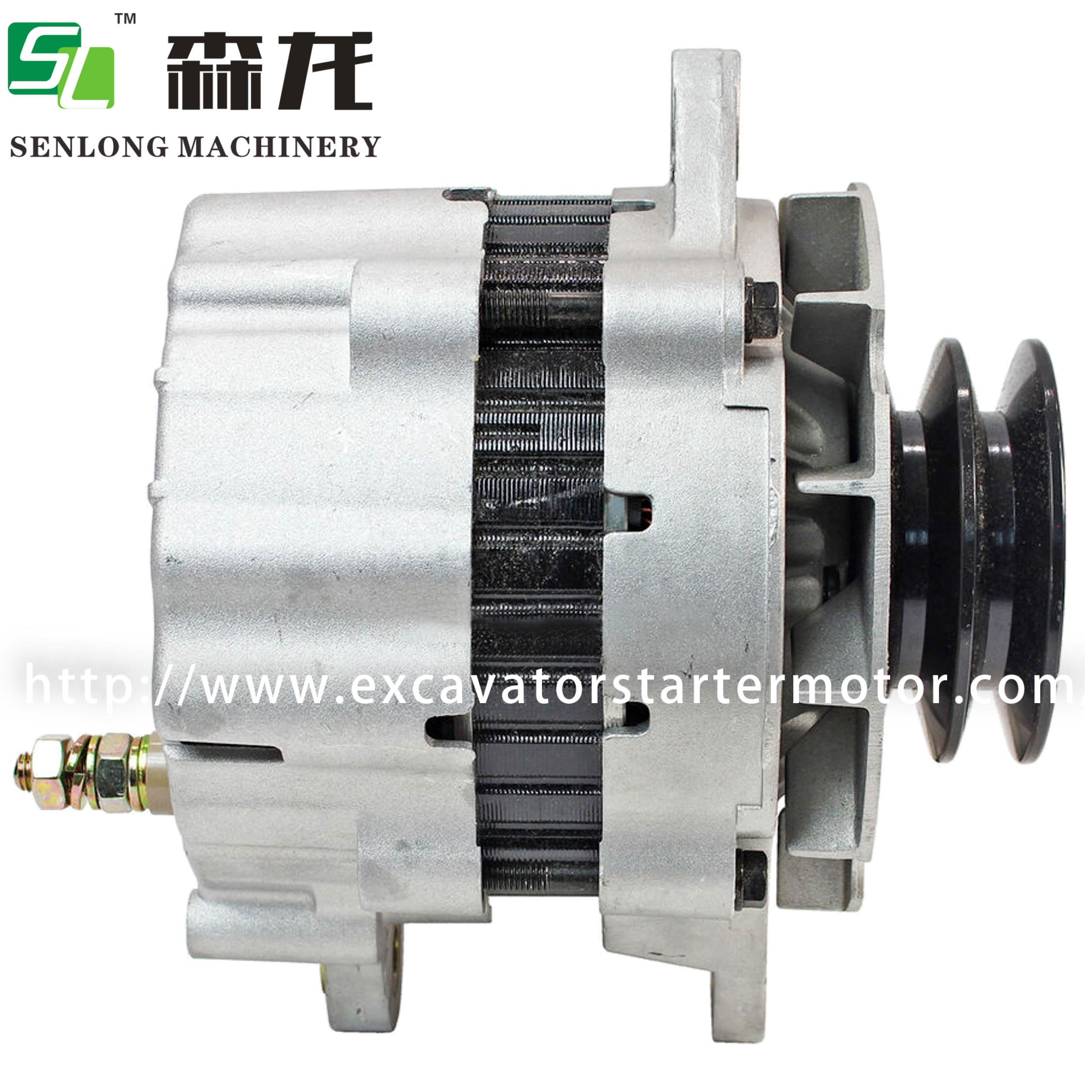 24V Mitsubishi Alternator 3730070700 37300-70700 TA000A26201 600286 600814 AC280448 For Hyundai Class D6ca HD270 HD380