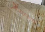 12mm Metal Ring Mesh Curtain Easy To Install For Hotel Decoration