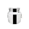 Buy cheap Food Sanitary Dairy Supplies Stainless Steel Milk Can Mirror Polish from wholesalers