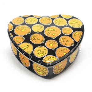 Wholesale Set Of 5 Halloween Pumpkin Heart Tins from china suppliers
