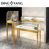 Buy cheap Fashion Modern Simple Popular Golden Jewellery Shop Counter Furniture , Beautiful Appearance Firm Structure from wholesalers