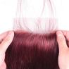 Buy cheap Silky Straight Virgin Brazilian 100 Human Hair Extensions 99J Color from wholesalers