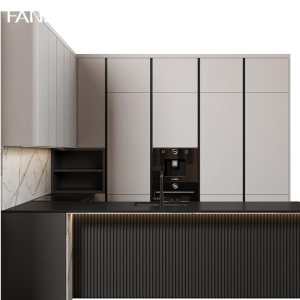 Melamine Plating Wooden Kitchen Storage Cabinet Ready To Assemble Kitchen