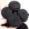 Buy cheap 9A Unprocessed Indian Human Hair Bundles Straight 12''- 32'' , Natural 1b Black Color from wholesalers