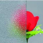 Clear Patterned Tempered Glass For Hotel Shower Room Partition