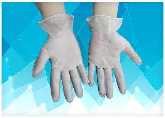 Buy cheap Disposable Medical Gloves Polyvinylchloride Vinyl Exam Gloves Powder Free Puncture Resistant Customized Logo from wholesalers