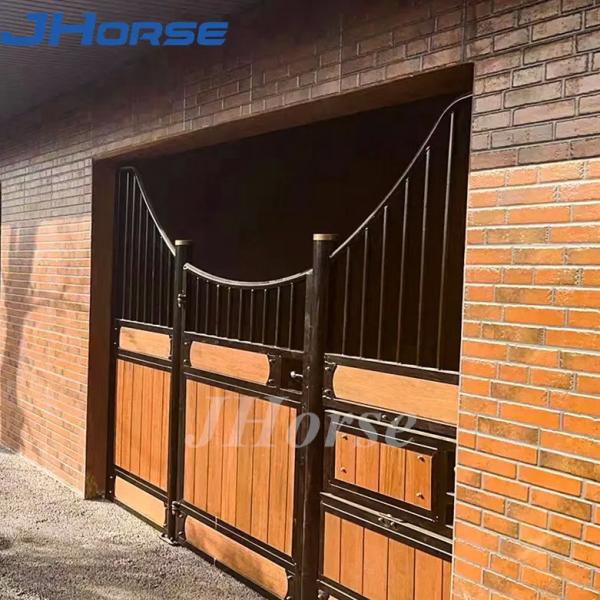 Buy cheap Metal Frame Bamboo Prefabricated Horse Stalls 3500mm Size High Durability from wholesalers