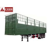 Buy cheap 3 Axle Cargo Container Trailer , Container Hauler Trailer Corrugated Body Plate product