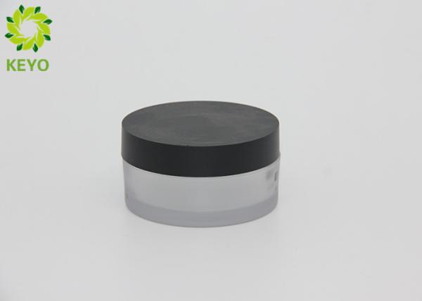 Buy cheap Matte Finish PET Plastic Face Mask Jar 50g Round Skin Cream Containers from wholesalers