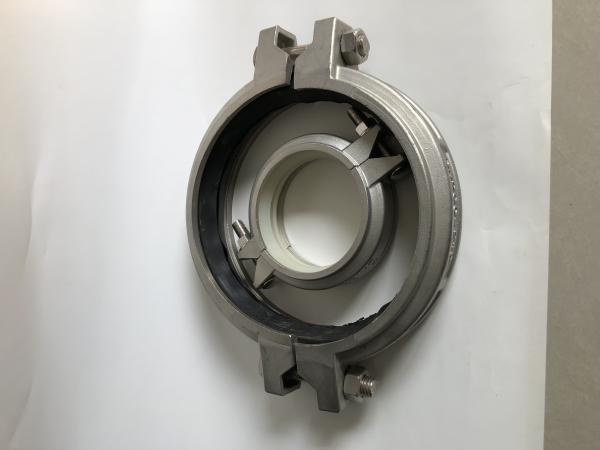 Buy cheap Reliable Grooved Pipe Clamps No Holes And Parts For Beverages / Textile from wholesalers