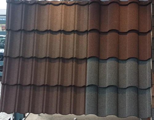 Buy cheap Villa Roof Classical Tile Shingle Tile Top Roof Tile Color Stone Coated Bond Tile AZ70 Metal Tile 50 Years Warranty from wholesalers
