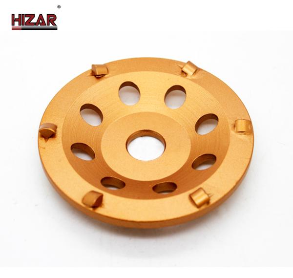 4'' 100mm 22.23mm Hole Diamond Grinding Cup Wheels No36 Grit Porcelain Tile