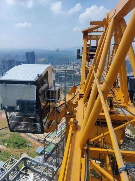 Buy cheap Assembled Installation Flat Head Tower Crane 16 Ton Lifting Capacity in 20 Years from wholesalers