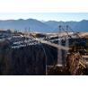 Buy cheap Tall Steel Modular Rope Suspension Bridge Crossing River Valley Temporary or Permanent from wholesalers