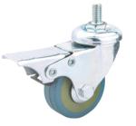 Buy cheap threaded stem casters with brakes bolt casters for table tennis table 2in from wholesalers