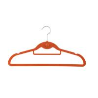 Buy cheap 16 Inch Slim Velvet Hangers ABS Nylon Chrome Hook product