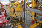 Window Cleaning Mast Climbing Work Platform Steel Painted