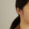 Buy cheap 18K Gold Plated 925 Sterling Silver Star Cubic Zirconia Stud Earrings for Women Accessories from wholesalers