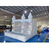 Buy cheap Hot Sale White Bounce House Pastel Jumping Wedding Bounce Castle Balloons from wholesalers