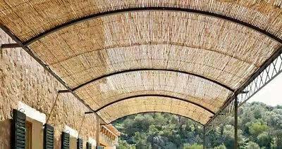 Buy cheap ECO Friendly Decoration Panels Privacy Carbonized Natural Reed Outdoor Garden Fencing from wholesalers