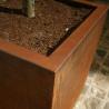 Buy cheap Modern Metal Garden Pot Cube Size Corten Steel Square Planter With Leg from wholesalers