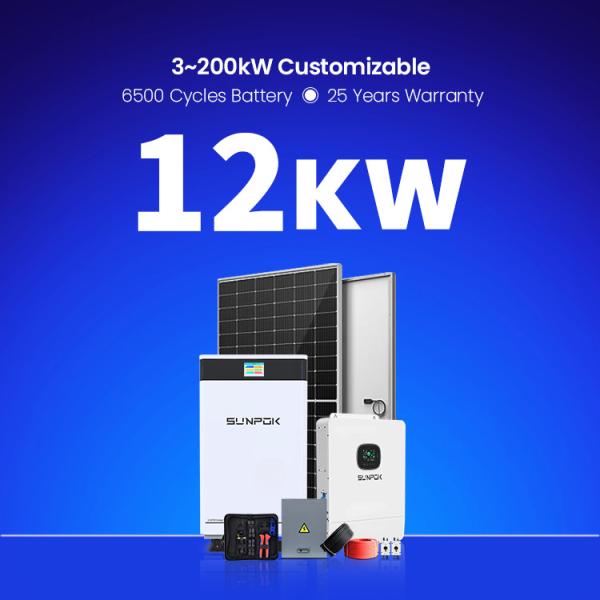 5Kw 10Kw 12Kw 15Kw 18Kw 20Kw 25Kw 30Kw Off Grid Solar Power Energy System