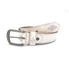 Buy cheap White 1-1/2“ Mens Casual Leather Belt With Logo Custom from wholesalers
