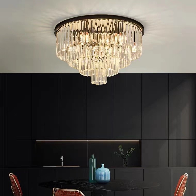 Decorating Ceiling Lights Led Fixtures Modern Home Bedroom K9 Crystal Ceiling Lamp