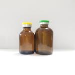 Sodium Calcium Borosilicate Molded Glass Vial 50ml 100ml Amber Glass Pharmaceuti