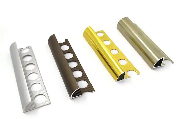 OEM ODM Aluminium Tile Strip Accessories Protective Tile Trim045