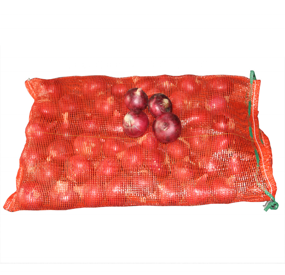 UV Protected 50*80cm PP PE Plastic Knitted Leno Raschel Packing Mesh Net Bags 70gsm-200gsm
