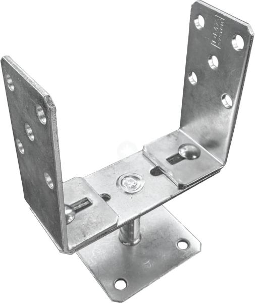 Adjustable Metal Brackets 0-200mm for Fence Post Repair to Concrete, Decking