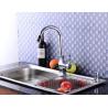 Buy cheap Chrome plated streamline sleek design faucets kitchen fittings water taps from wholesalers