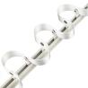 Buy cheap Ceiling Mounted Motorized Electric Ripple Fold Curtain Track S Type Straight Smart Curtain from wholesalers