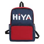new Oxford cloth color contrast backpack fashion sports letters printed men's