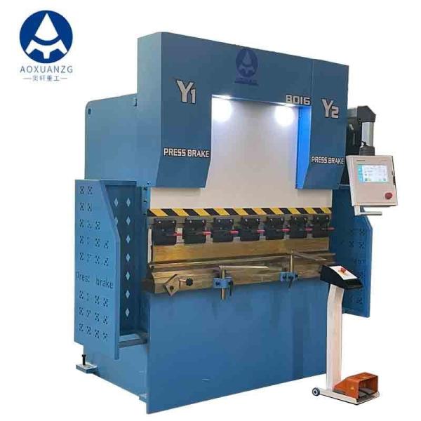 Small Press Brake 80T1600 6mm Carbon Steel 3mm Stainless Steel 5 Feet CNC
