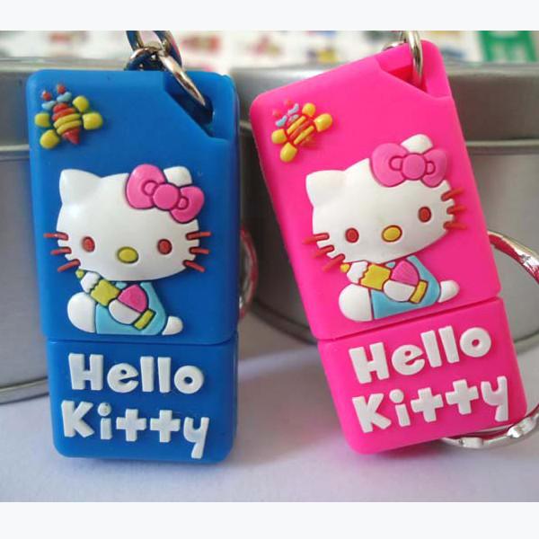 Buy cheap 8GB Hello Kitty Cartoon USB Flash Drives, Cat Soft PVC USB Stick from wholesalers