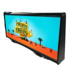 Wireless control 4G GPS P2.5 outdoor waterproof taxi top advertising full color
