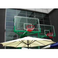 Buy cheap Replacement Curved Sheet Basketball Goal Glass Backboard 8mm / 10mm , Light Blue product