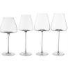 Buy cheap Handblown Crystal Burgundy Red Wine Glasses Lead Free 260ml from wholesalers