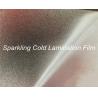 Buy cheap Semi Clear Sparkle Cold Lamination Film 0.5mm Glitter Cold Lamination Film from wholesalers