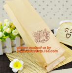 OEM High Quality Enviromental Clear Window Bread Toast Paper Bags, Brown Kraft