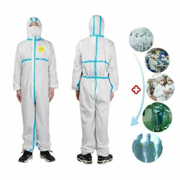 Buy cheap Effective Isolation Disposable Chemical Suit Good Air Permeability from wholesalers